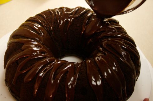 Chocolate Chocolate Chocolate Cake