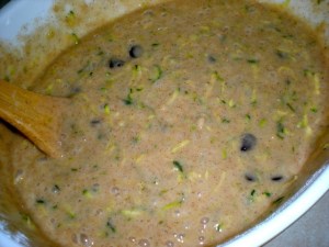Zucchini Bread Batter