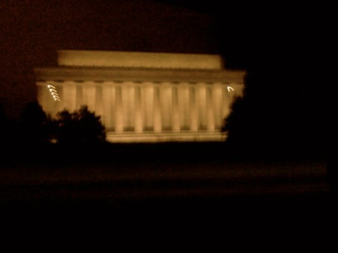 Lincoln Memorial on NYE 2011 Happy New Year, President Lincoln!