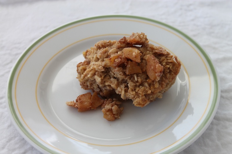 Baked Apple Cinnamon Oatmeal