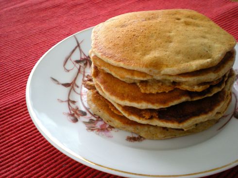 Whole Wheat Banana Pancakes